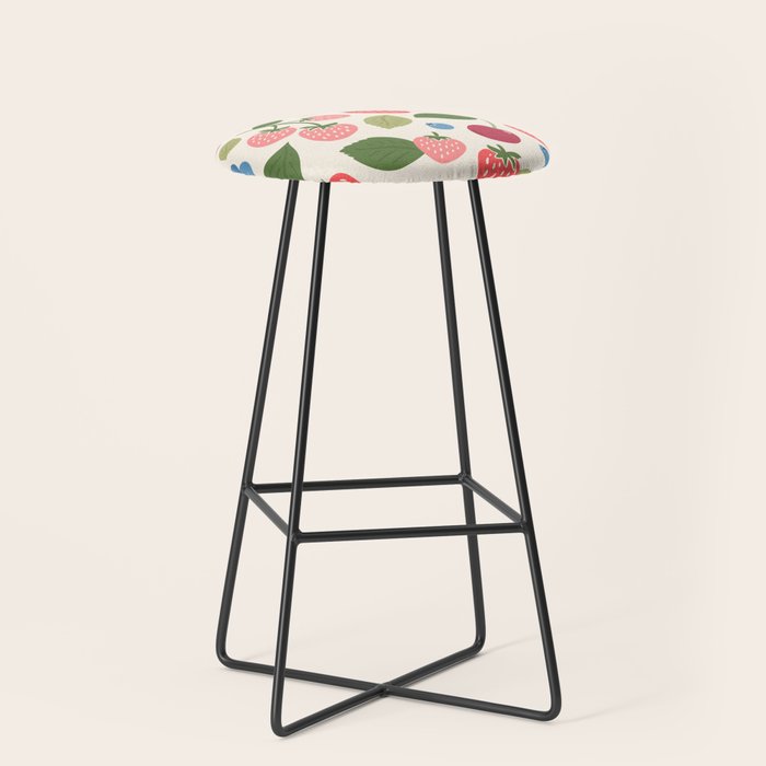 Berry Cherry Harvest Stool Gallery Image 1