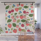 Berry Cherry Harvest Wall Mural Gallery Image 1