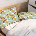 Smiley Face Balloon Print Pillow Sham Gallery Image 2