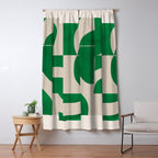 Minimal Geometric Shapes 226 Window Curtain Gallery Image 5