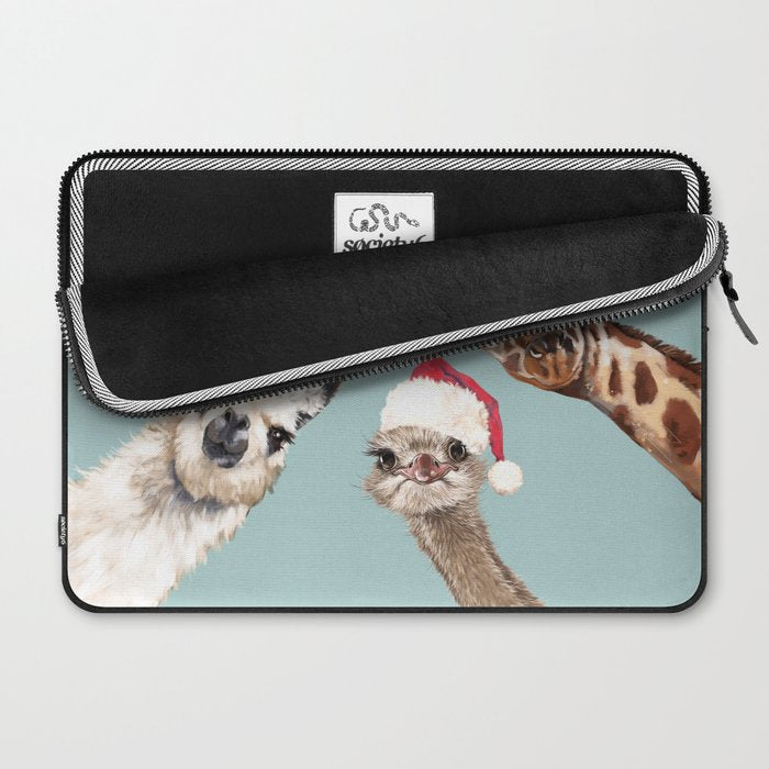 Christmas Animals Gang Laptop Sleeve Gallery Image 2