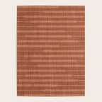 Burnt Orange, Boho Minimalist Stripes Poster Gallery Image 4