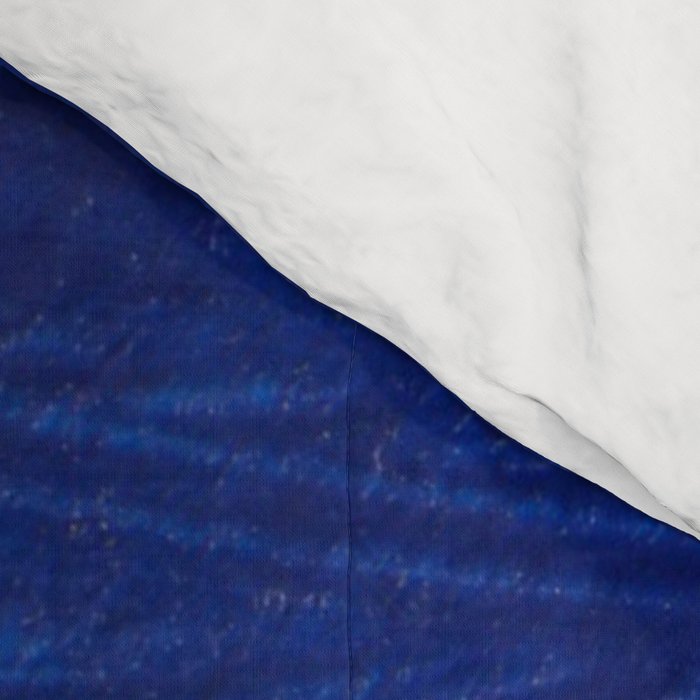 navy blue woodblock lines Comforter Gallery Image 4