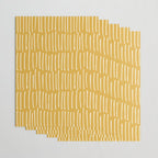 Yellow Abstract Line Art Wrapping Paper Gallery Image 3
