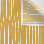 Yellow Abstract Line Art Wall Tapestry Gallery Image 3