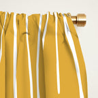 Yellow Abstract Line Art Window Curtain Gallery Image 2