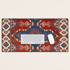 Night Navy Shards  Desk Mat Gallery Image 1