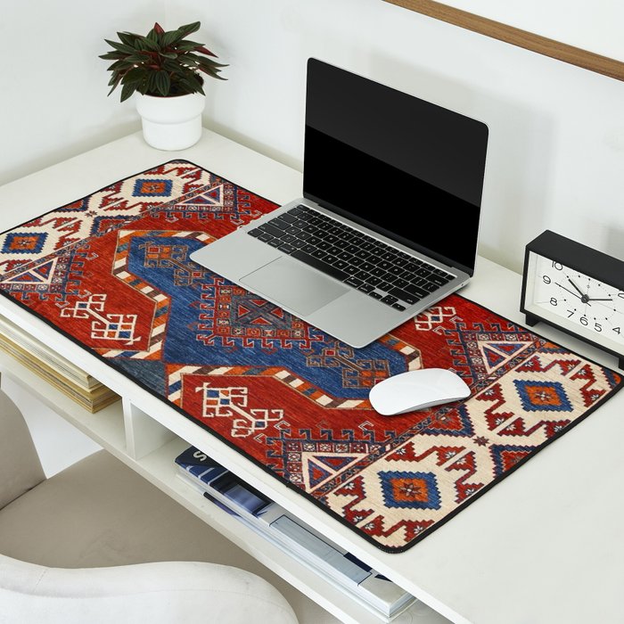 Night Navy Shards  Desk Mat Gallery Image 2