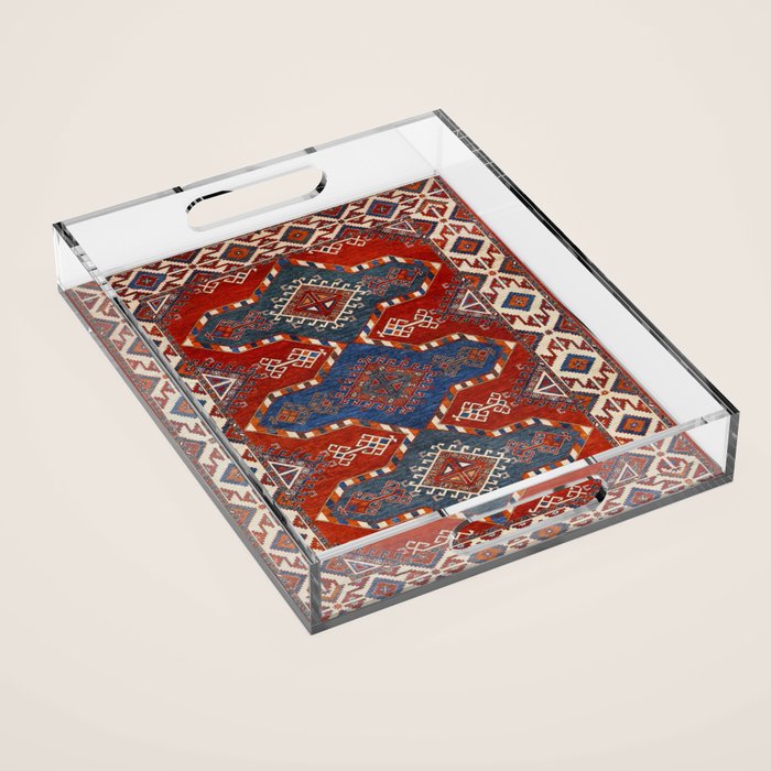 Night Navy Shards  Acrylic Tray Gallery Image 1