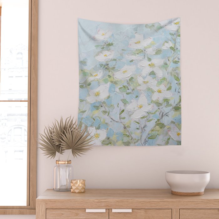 Virginia Blooms Wall Tapestry Gallery Image 2