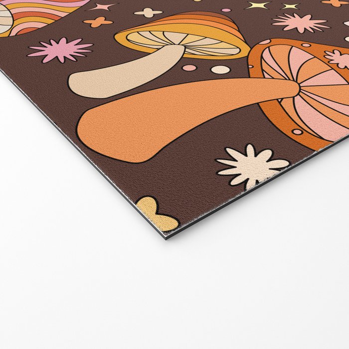 Magic Mushrooms in Brown Welcome Mat Gallery Image 2