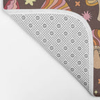 Magic Mushrooms in Brown Bath Mat Gallery Image 2