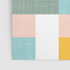 Retro Flowers on playful checks Poster Gallery Image 3