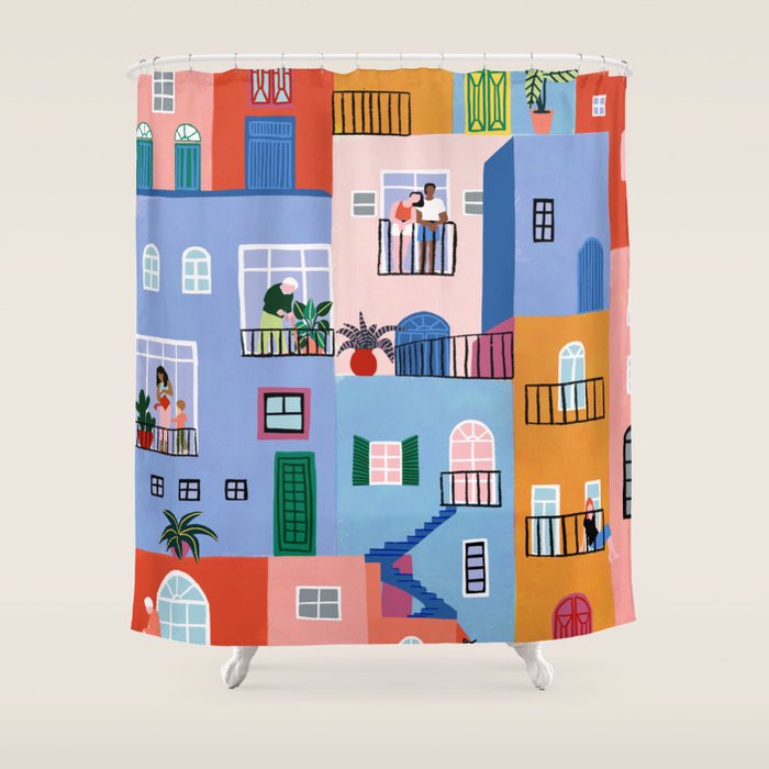 Home together -02 Shower Curtain Gallery Image 1
