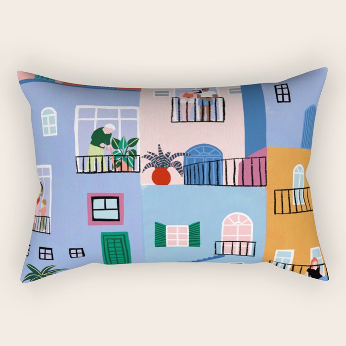 Home together -02 Rectangular Pillow Gallery Image 1