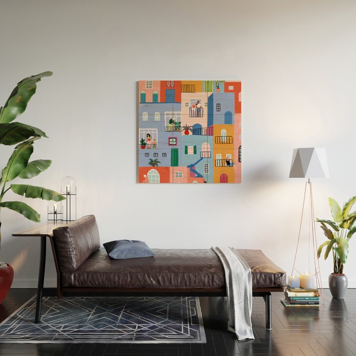 Home together -02 Wood Wall Art Gallery Image 2
