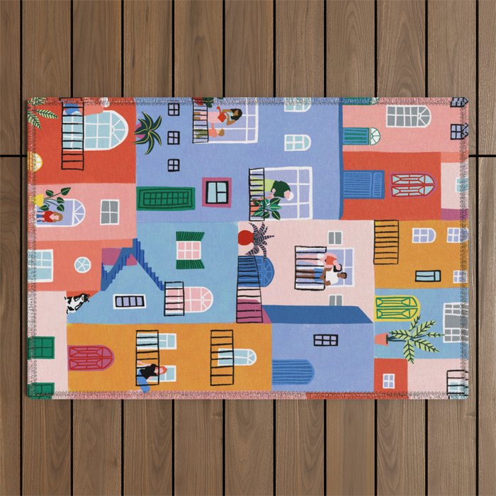 Home together -02 Outdoor Rug Gallery Image 1