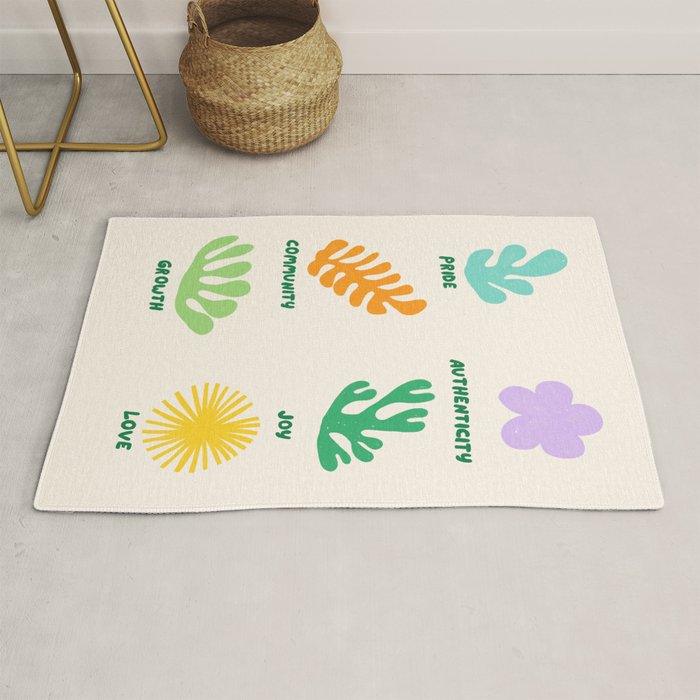 Pride,  Authenticity,  Joy Rug Gallery Image 1