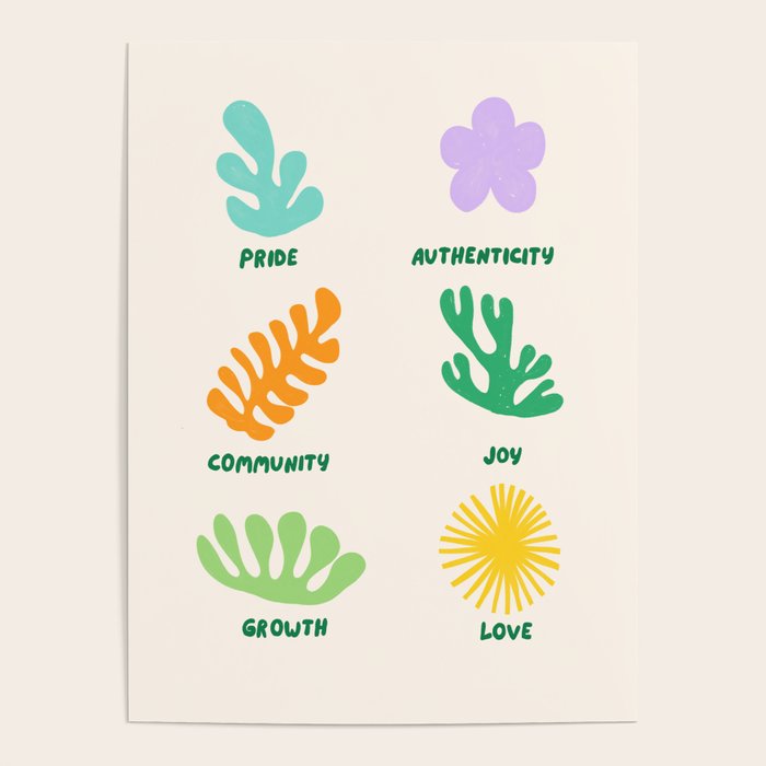 Pride,  Authenticity,  Joy Poster Gallery Image 4