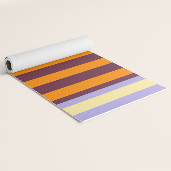 Optical Illusion Stripe Art Yoga Mat Gallery Image 2
