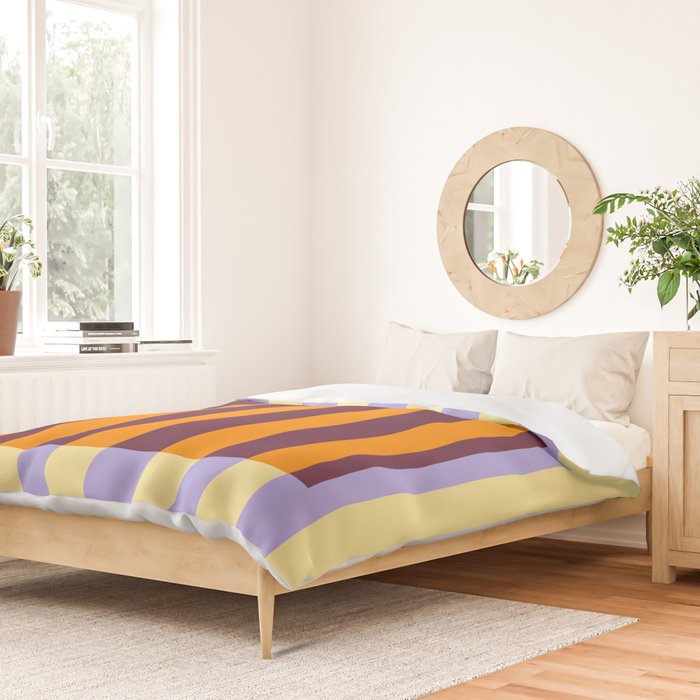 Optical Illusion Stripe Art Duvet Cover Gallery Image 2