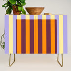 Optical Illusion Stripe Art Credenza Gallery Image 1