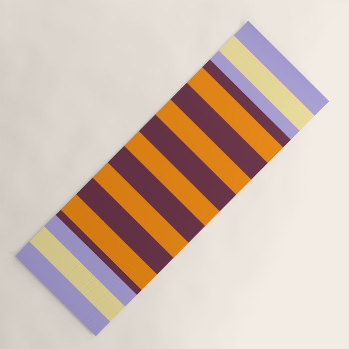 Optical Illusion Stripe Art Yoga Mat Gallery Image 1