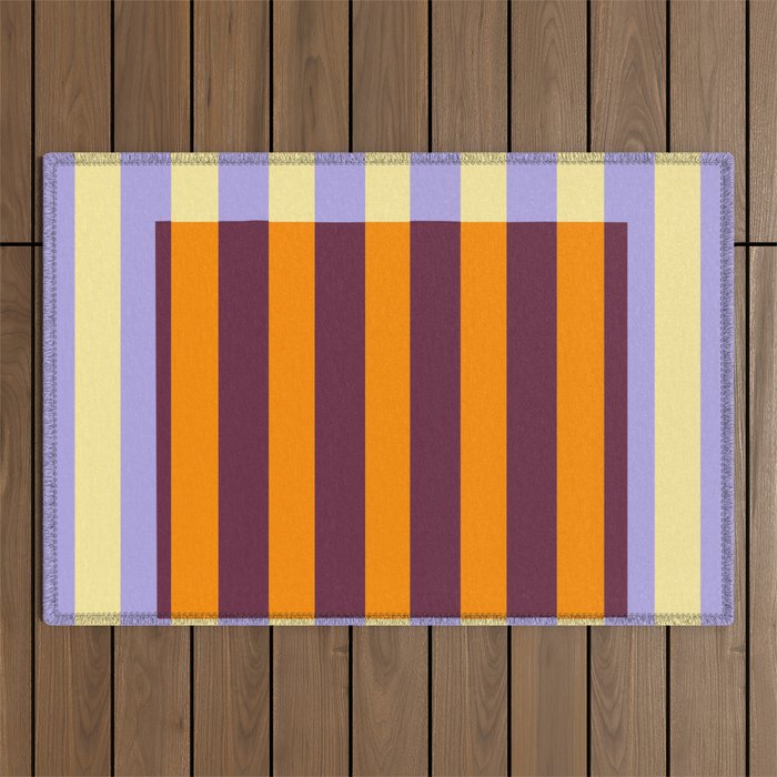 Optical Illusion Stripe Art Outdoor Rug Gallery Image 1