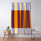 Optical Illusion Stripe Art Window Curtain Gallery Image 5