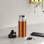 Optical Illusion Stripe Art Water Bottle Gallery Image 4