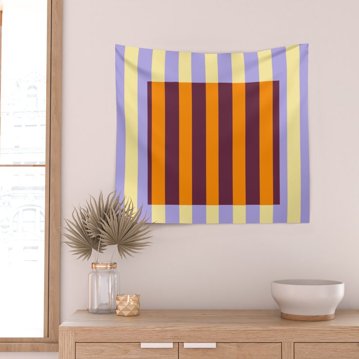 Optical Illusion Stripe Art Wall Tapestry Gallery Image 2
