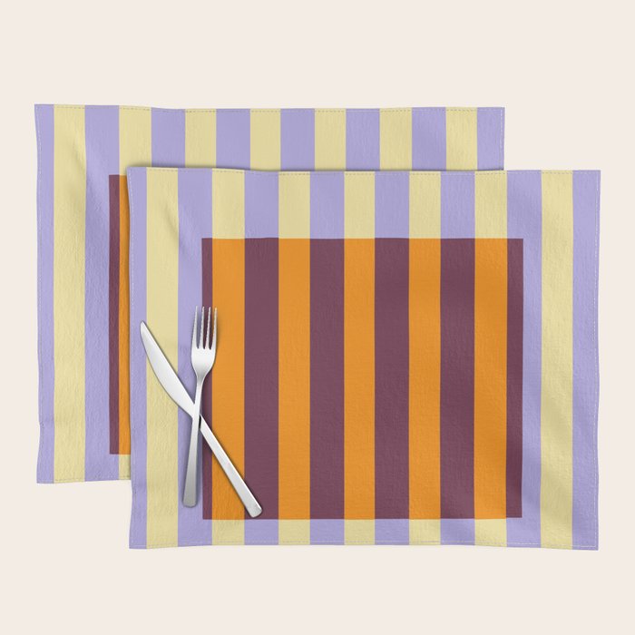 Optical Illusion Stripe Art Placemat Gallery Image 1