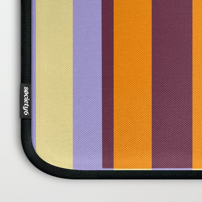 Optical Illusion Stripe Art Laptop Sleeve Gallery Image 3