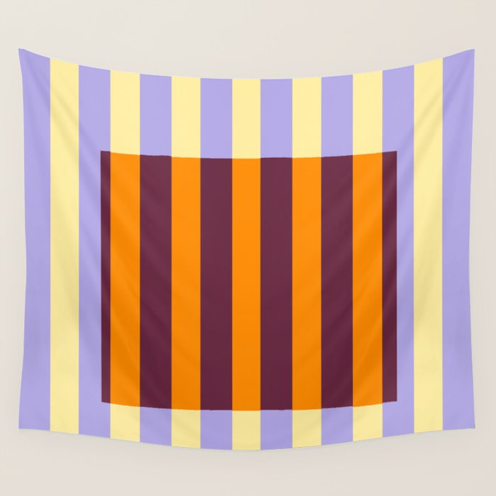 Optical Illusion Stripe Art Wall Tapestry Gallery Image 4