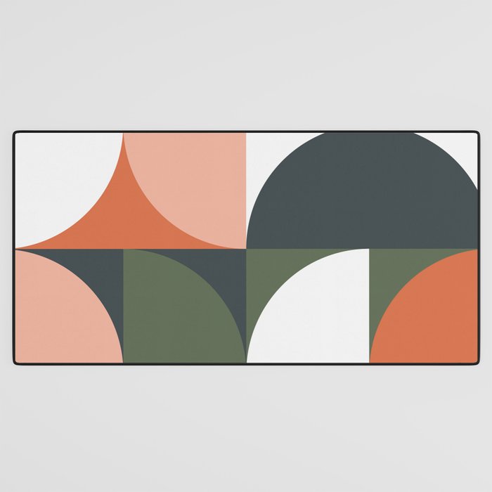 Mid Century Geometric 15 Desk Mat Gallery Image 3