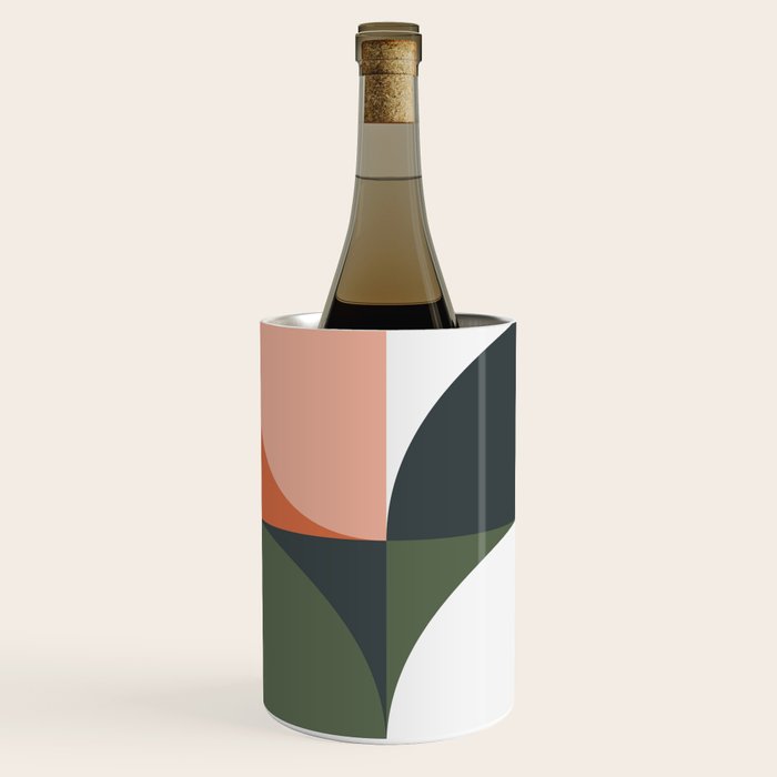 Mid Century Geometric 15 Wine Chiller Gallery Image 1