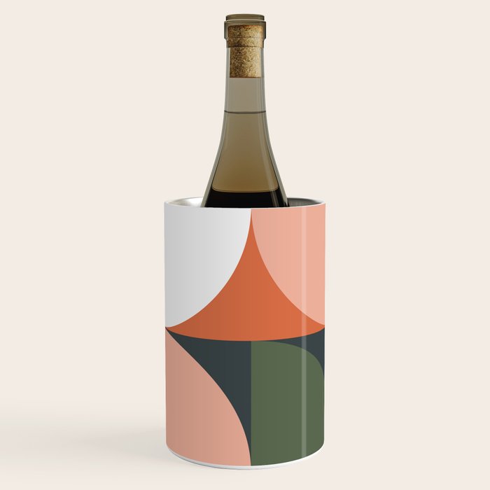 Mid Century Geometric 15 Wine Chiller Gallery Image 2