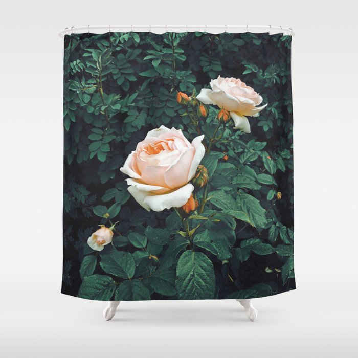 Dark Garden Shower Curtain Gallery Image 1