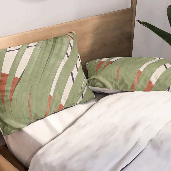 Nature Geometry 16 Pillow Sham Gallery Image 2