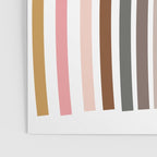 Whimsical Rainbow in Earthy Colors Poster Gallery Image 3