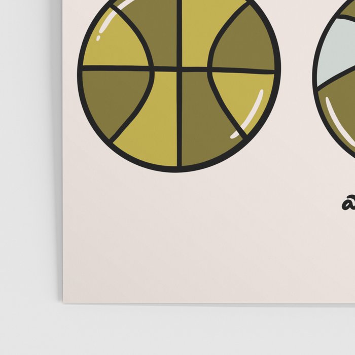 Rainbow Basketballs Poster Gallery Image 3