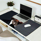 Frederick Douglass, African American Civil Rights Pioneer portrait painting Desk Mat Gallery Image 2