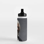 Frederick Douglass, African American Civil Rights Pioneer portrait painting Water Bottle Gallery Image 2