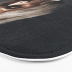 Frederick Douglass, African American Civil Rights Pioneer portrait painting Bath Mat Gallery Image 3