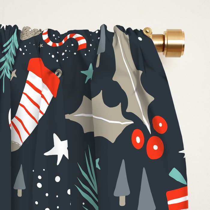 Slothy Holidays Window Curtain Gallery Image 2
