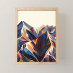 Mountains original Mini Art Print Gallery Image 1