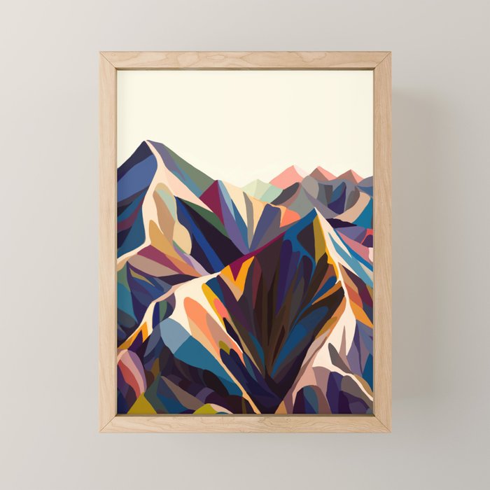 Mountains original Mini Art Print Gallery Image 1