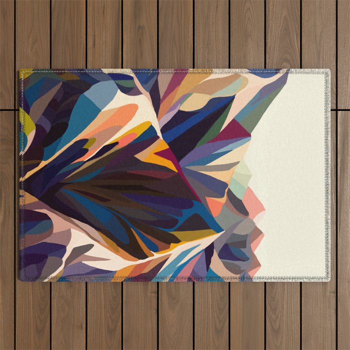 Mountains original Outdoor Rug Gallery Image 1