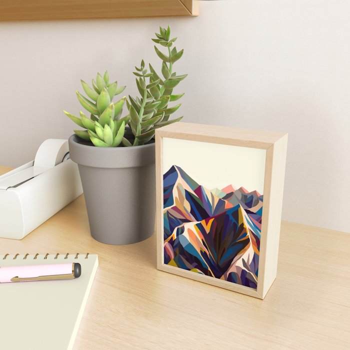 Mountains original Mini Art Print Gallery Image 2