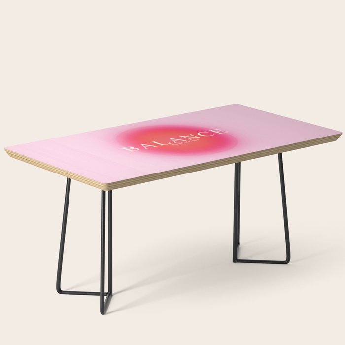 Gradient Angel Numbers: Angel Number 888 - Balance (Pink Palette) Coffee Table Gallery Image 1